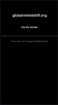 Mobile Screenshot of global-mindshift.org